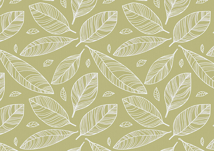 Falling Leaves, Green - Roller Blind - Image 6